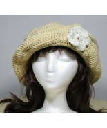 CSM - Brimmed Slouchy Hat, Handmade, NEW, Heather, Crochet CSM - 10420 - £19.50 GBP