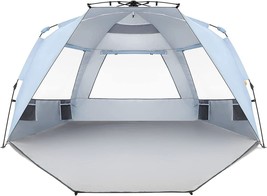 The Instant Shader Deluxe Xl Beach Tent By Easthills Outdoors Is A 4-6 P... - £71.37 GBP