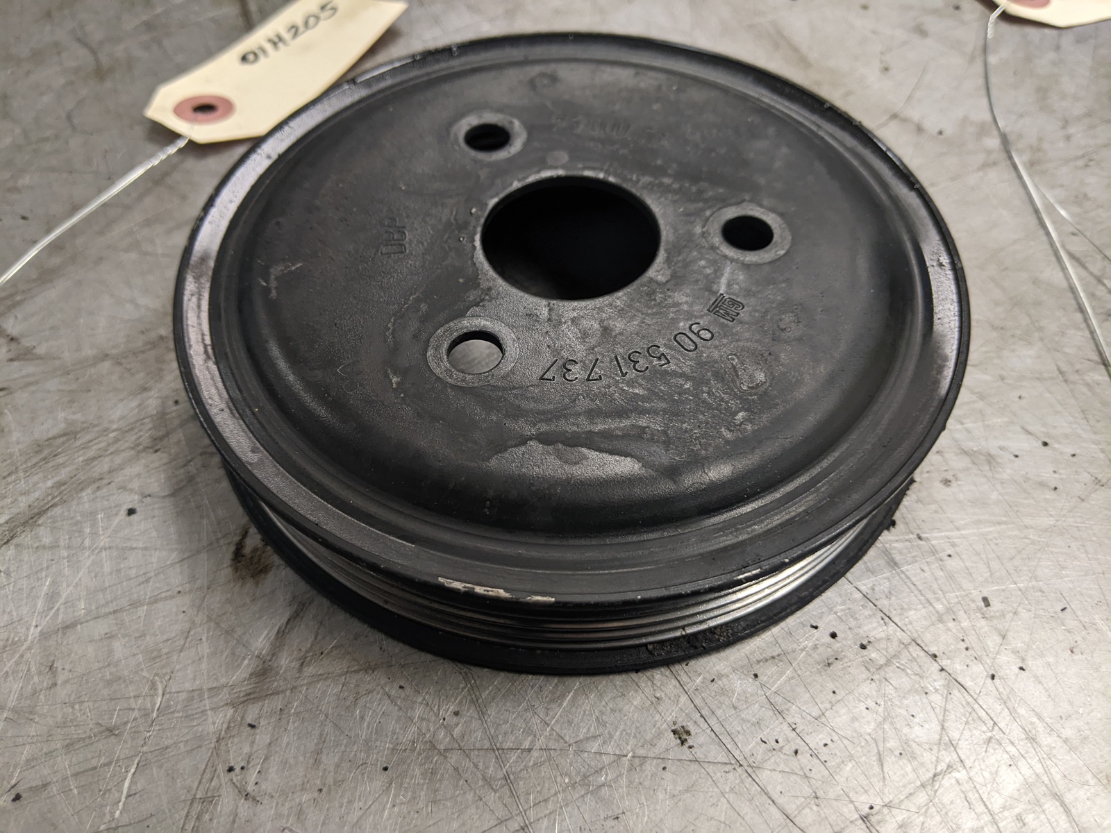 Water Pump Pulley From 2014 Buick Encore  1.4 90531737 - $24.95