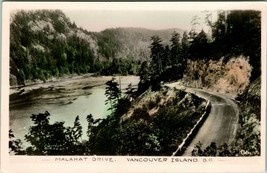 Vtg Postcard RPPC Malahat Drive Vancouver Island BC Canada Unused Gowen Sutton - £3.32 GBP