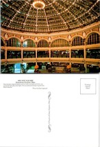 Ohio Dayton Arcade Square Restaurants Shops Tree Filled Rotunda VTG Postcard - £7.51 GBP