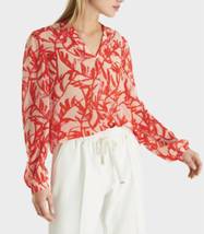 Print Flowing Blouse Summer Office - £87.31 GBP