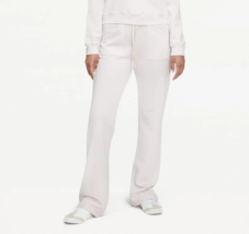 Lacausa Gia Sweats Pants Slight Flare Lightweight Terry Drawstring Light Pink S - £38.55 GBP