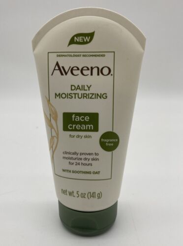 Aveeno Daily Moisturizing Face Cream, Dry Skin (5oz/141g) New - $9.27