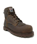 Herman Survivors Men Dover Steel Toe 8.5 Work Boots Waterproof 6&quot; Boot S... - £44.71 GBP