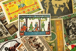 1920&#39;s Germany Notgeld (Emergency Money) 25pc - Liegnitz, Ohrdruf, Zerbst - £77.68 GBP