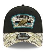 Philadelphia Eagles NFL New Era 2021 Salute To Service 39THIRTY Camo Hat... - £18.80 GBP