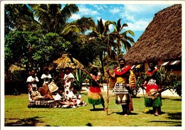 Vtg Postcard Polynesian Cultural Center, Laie, Oahu, Hawaii - £5.25 GBP