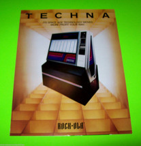 480 TECHNA By ROCK OLA 1979 ORIGINAL JUKEBOX  PHONOGRAPH FLYER BROCHURE ... - £17.34 GBP