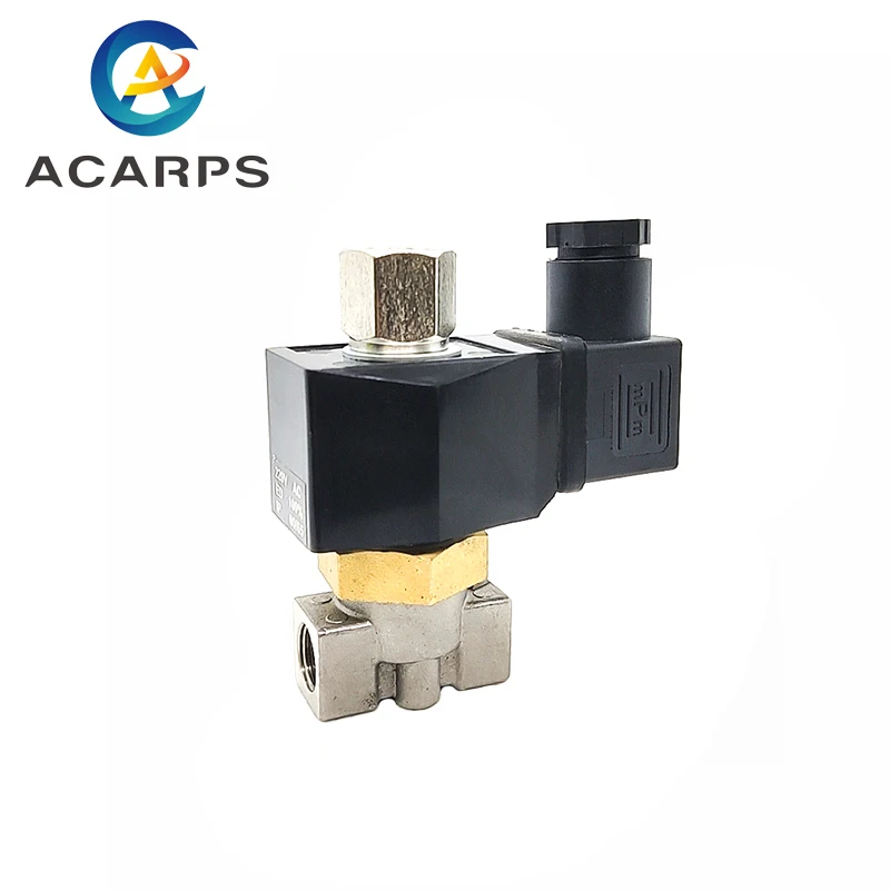 House Home 1/4&quot; Normally Open Stainless Steel Body 2 Way A Acid Solenoid Valve A - £41.08 GBP
