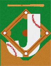 Pepita Needlepoint Canvas: Letter J Baseball, 9&quot; x 11&quot; - £44.90 GBP+