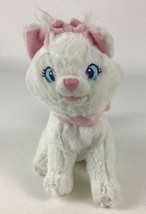 Disney Aristocats Movie Marie Plush Stuffed Animal 7&quot; White Kitten Cat P... - £10.91 GBP