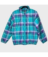 THE NORTH FACE teal/purple plaid 3-in-1 Triclimate insulated winter coat... - €33,47 EUR