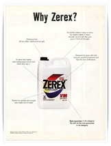 Zerex Antifreeze Coolant Valvoline Vintage 1999 Print Petroliana Magazine Ad - £7.58 GBP