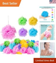 Portable 80-Piece Loofah Sponge Set - Rich Foam Production for Luxurious... - $48.00