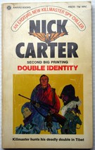 Nick Carter DOUBLE IDENTITY (Killmaster 40) out-bonds James Bond Holy War India - £13.50 GBP