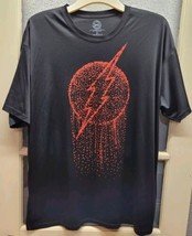 The Flash T Shirt~Size XXL~DC Comics~black\red~silky~Super Heroes~2XL - £6.86 GBP