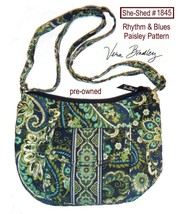 Vera Bradley Rhythm &amp; Blues Crossbody Multicolor Shoulder Bag (used) - £15.09 GBP