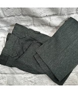 Vintage Circle S Uomo Grigio Plissettato Poliestere Pants 34x28 Western ... - $70.68