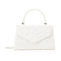 Swanky Swans Womens Jena Clutch Off-White (Ivory)  - $37.00