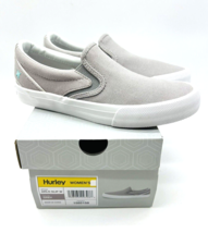 Hurley Women&#39;s Slip-On Shoe Casual Canvas Sneakers - Grey, US 6 - £21.56 GBP