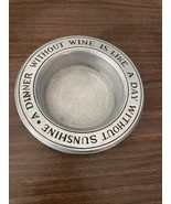 Wilton RWP Pewter Armetale Wine Bottle Trivet Holder Coaster - $19.80