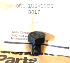 Qty-5 KOMATSU BOLT 01010-31016 Onan 186-1255    5 PC Lot - $15.00 Qty-5 KOMATSU BOLT 01010-31016 Onan 186-1255    5 PC Lot - $15.00