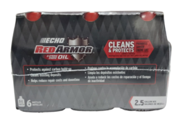 (6) Genuine OEM ECHO Red Armor 2 Cycle Oil 2.5 Gallon Mix 50:1 6550025 6.4oz - $234.95