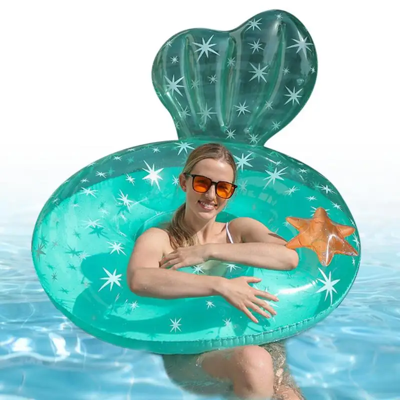 Inflatable Mermaid Pool Float Swimming Ring Summer Beach Party Toys For Adults - £15.11 GBP+