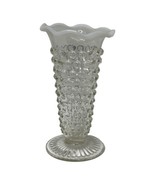 Vintage Anchor Hocking Moonstone Glass Bud Vase, 5.5&quot; White Opalescent H... - £12.99 GBP