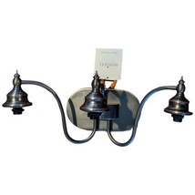 Quoizel Bathroom Vanity Wall Light 3 Lights Copper Bronze et8597cu CANDELABRA - £64.11 GBP