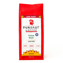 Puroast Low Acid Ground Coffee French Roast High Antioxidant 2.5 Lb Bag - $29.02