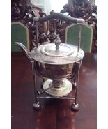 Antique Silver Plated Spirit Kettle, Warmer and Stand WS &amp; S England ORI... - $294.03