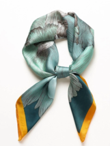 100% Pure Mulberry Silk Small Scarf 21&#39;&#39; x 21&#39;&#39; - £35.88 GBP