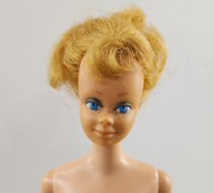 Vintage 1962 Mattel Midge Doll - Nude, Blonde Hair, Freckles &amp; Straight Legs 860 - £38.33 GBP