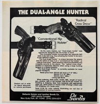 1981 DeSantis Revolver Pistol Holsters Advertisement Guns Firearms Vinta... - $367.32 MXN