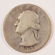 1932-D 25C Washington Quarter in Good Condition, Natural Color, Reverse ... - $88.73