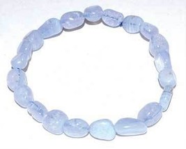 Agate, Blue Lace Nugget bracelet - £18.28 GBP