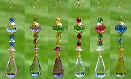 Zaer Ltd. Colorful Crystal Quality Acrylic Teardrop Ornament with Hanger Hook 7  - £11.82 GBP+