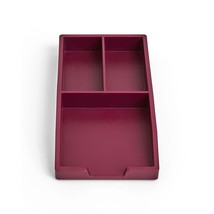TRU RED Stackable Plastic Accessory Tray Purple TR55246 - $13.99
