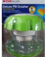 CVS Health DELUXE PILL CRUSHER EASY GRIP PILL BOX MEDICINE MEDICATION CASE - $6.79 CAD