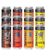 Sprecher 4 Flavor Variety Pack, Fire Brewed, Craft Soda, 16oz Can 12 Pack - $50.70 CAD