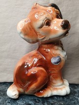 Royal Copley Puppy Dog Figurine Vintage 1950s - £4.83 GBP