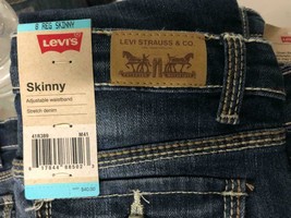 Levi&#39;s Big Girls&#39; 711 Skinny Fit Jeans, Dark Sky, 8 - SRP $40 - £21.70 GBP