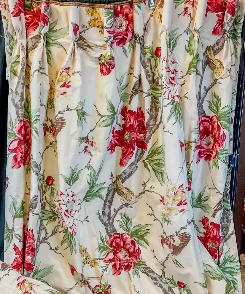 Gaston Y Daniela Vista Hermosa Custom 86x85 Interlined Pinch-Pleat Panel... - $1,950.00
