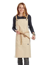 Crossback Kitchen Apron for Cooking (Bone) - $127.97