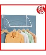 Expandable Over the Door Hanger Rack - Adjustable Metal Clothes Organizer - $46.37 CAD
