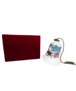 Ne&#39;Qwa Art Reverse Hand Painted Glass Hand Blown Ornament Horse Sleigh H... - $68.37 CAD