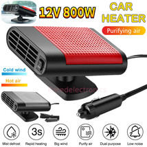 Portable 12V 800W Car Heater Electric Heating Fan Defogger Defroster Demister US - £25.15 GBP
