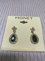 Monet Jewelry Drop Earrings  Costume Jewelry - £11.75 GBP